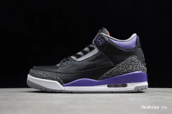 Court Retro Jordan 3 Air Purple Black CT8532-050 0415